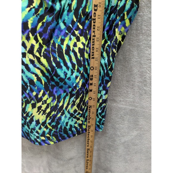 Womens Tankini Top Large Colorful Bright - Picture 5 of 7